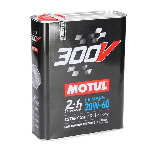  Huile moteur MOTUL 300V LE MANS 20W60 - 100% synthèse - 2 Litres - UD30194 
