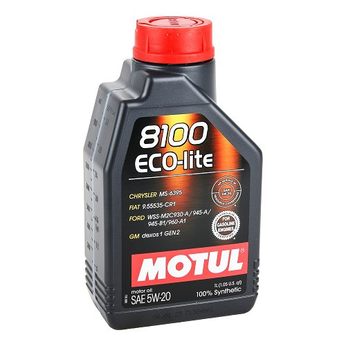     
                
                
    Motor oil MOTUL 8100 ECO-LITE 5W20 - 100% synthetic - 1 Litre - UD30202
