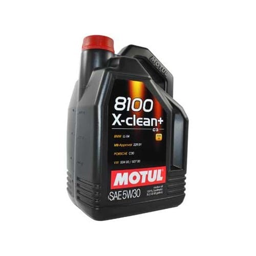 	
				
				
	MOTUL X-clean 5W30 motorolie - synthetisch - 5 liter - UD30270-1
