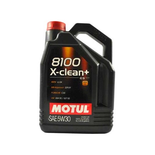  MOTUL X-clean 5W30 motorolie - synthetisch - 5 liter - UD30270 