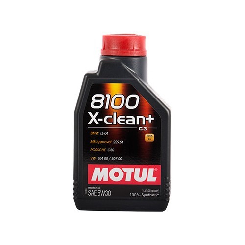  Huile moteur MOTUL X-clean+ 5W30 - synthétique - 1 Litre - UD30275 