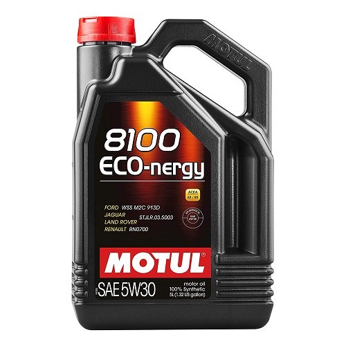  Engine oil MOTUL 8100 Eco-nergy 5W30 - synthetic - 5 Liters - UD30296 
