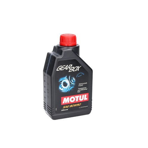  MOTUL Caixa de velocidades SAE 80W90 Bissulfureto de molibdénio manual reforçado e óleo de eixo - mineral - 1 Litro - UD30351 