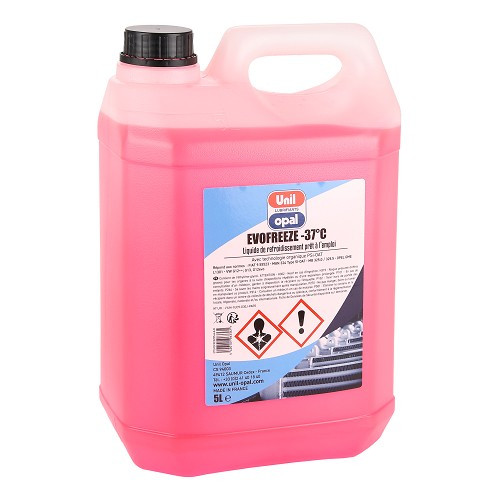     
                
                
    UNIL OPAL EVOFREEZE G12 EVO coolant -37°C - pink - 5 Litres - UD30359
