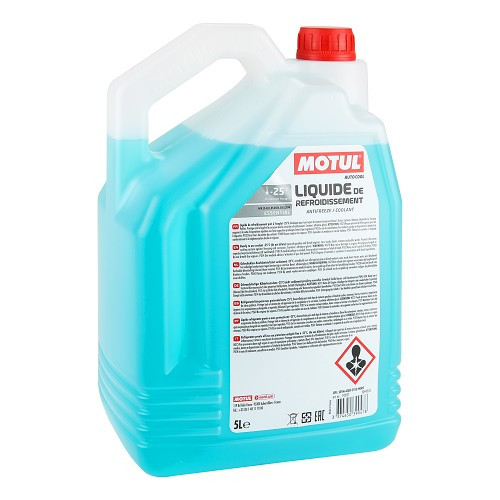 Coolant MOTUL AUTO COOL ESSENTIAL organic tech -25°C - blue - 5 Liters - UD30360