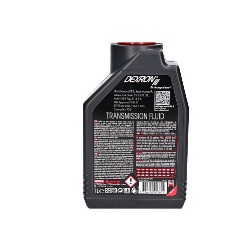 MOTUL DEXRON III automatic gearbox and power steering oil - Technosynthèse - 1 Litre - UD30380-1 