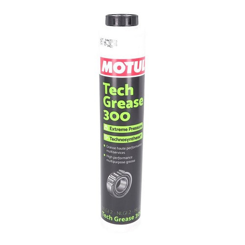     
                
                
    MOTUL Tech Grease 300 technosynthèse high performance multi-service grease - cartridge - 400gr - UD30386
