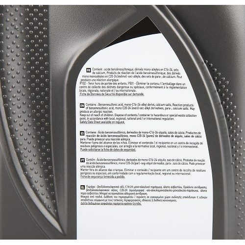 Huile moteur UNIL OPAL OPALPERF GI-V5 15W50 - minérale - 1 Litre - UD30387