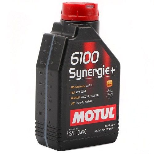  Motorolie MOTUL 6100 Synergie 10W40 - Technosynthèse - 1 liter - UD30399-1 