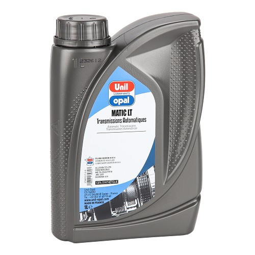     
                
                
    Automatic gearbox oil UNIL OPAL MATIC LT - 100% synthetic - 1 Litre - UD30408
