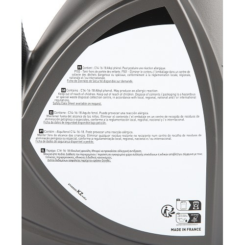 Motoröl UNIL OPAL OPALJET FUTURA 5W40 - 100% Synthese - 5 Liter - UD30437