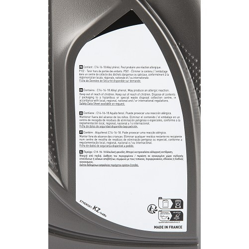 Engine Oil UNIL OPAL OPALPERF DREAM 0W40 PORSCHE A40 - 100% synthetic - 1 Litre - UD30442