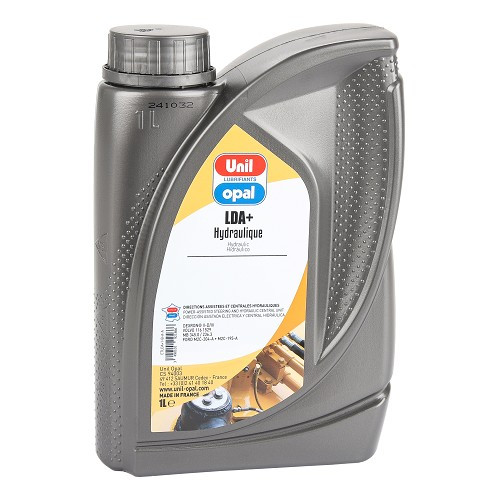     
                
                
    Liquide hydraulique UNIL OPAL LDA+ pour directions assistées - suspensions et boîtes de vitesses automatiques - 100% synthétique - 1 Litre - UD30444

