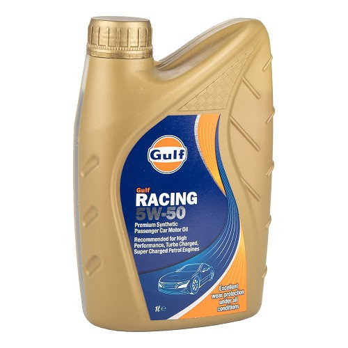     
                
                
    Engine Oil GULF RACING 5W50 - 100% synthetic - 1 Litre - UD30449
