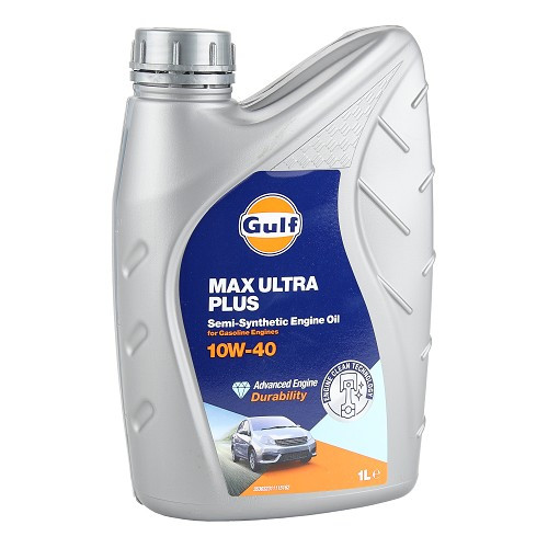     
                
                
    GULF MAX Ultra Plus Engine Oil 10W40 - semi-synthetic - 1 Litre - UD30452

