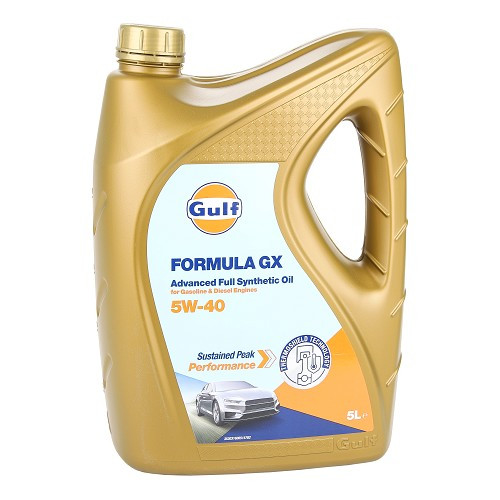     
                
                
    GULF Formula GX 5W40 Engine Oil - 100% synthetic - 5 Liters - UD30453
