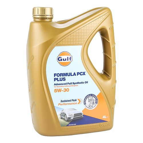     
                
                
    Olio motore GULF Formula PCX Plus 5W30 PSA B71 2290 - 100% sintetico - 4 litri - UD30457
