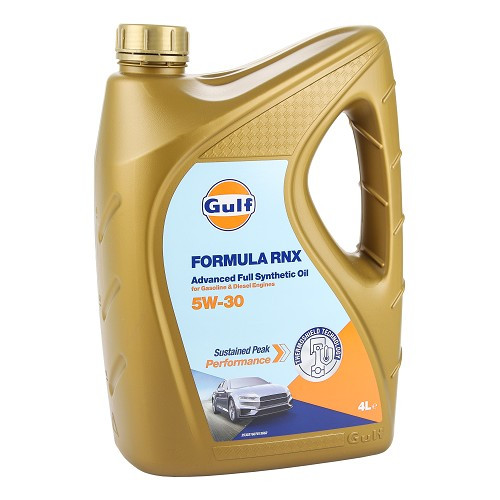     
                
                
    Engine Oil GULF Formula RNX 5W30 Renault RN0720 - 100% synthetic - 4 Liters - UD30459
