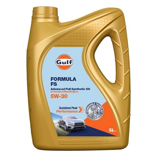  Huile moteur GULF Formula FS 5W30 FORD WSS-M2C913-D - 100% synthèse - 5 Litres - UD30466 