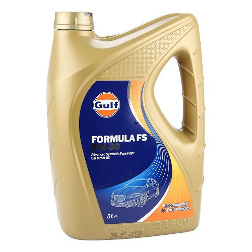     
                
                
    Engine Oil GULF Formula FS 5W30 FORD WSS-M2C913-D - 100% synthetic - 5 Liters - UD30466
