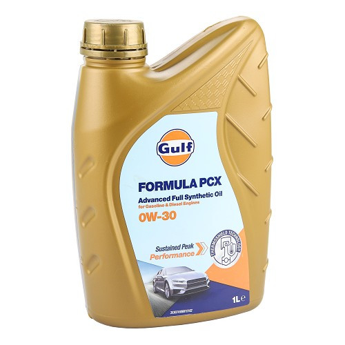     
                
                
    Engine oil GULF Formula PCX 0W30 PSA B71 2312 - 100% synthetic - 1 Litre - UD30469
