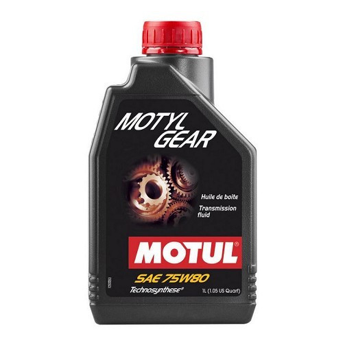     
                
                
    Gearbox oil MOTUL Motylgear 75W80 - Technosynthèse - 1 Litre - UD30471
