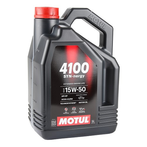     
                
                
    Motoröl MOTUL 4100 Syn-Nergy 15W50 - Technosynthese - 5 Liter - UD30474
