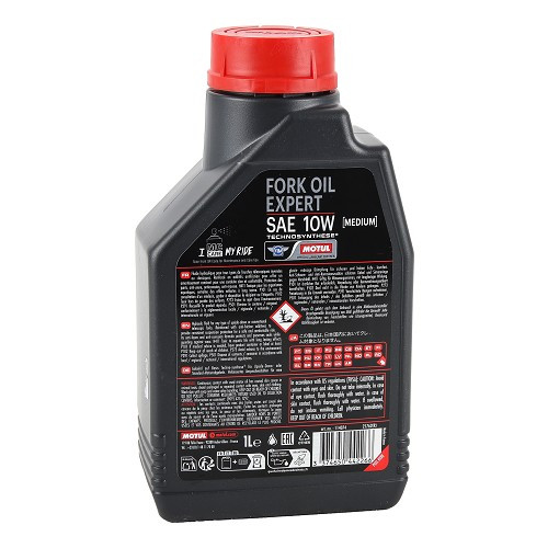Fork oil MOTUL FORK OIL EXPERT 10W - Technosynthèse - 1 Litre - UD30511