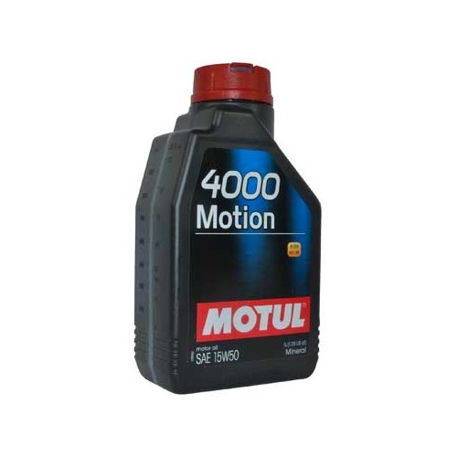 Motor oil MOTUL 4000 Motion 15W50 - mineral - 1 Litre - UD30525