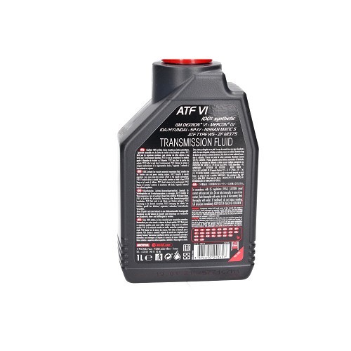  Automatic gearbox oil MOTUL ATF VI - synthetic - 1 Litre - UD30560-1 