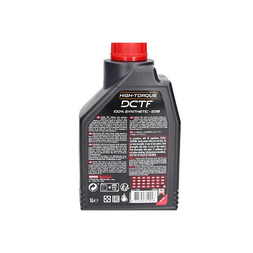 Aceite para caja de cambios MOTUL High-Torque DCTF para embrague doble de alto rendimiento - 1 litro - UD30590-1 