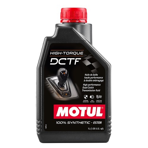  Aceite para caja de cambios MOTUL High-Torque DCTF para embrague doble de alto rendimiento - 1 litro - UD30590 