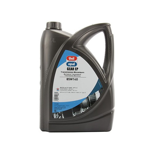     
                
                
    Manual gearbox oil UNIL OPAL GEAR EP 85W140 - mineral - 5 Litres - UD30621
