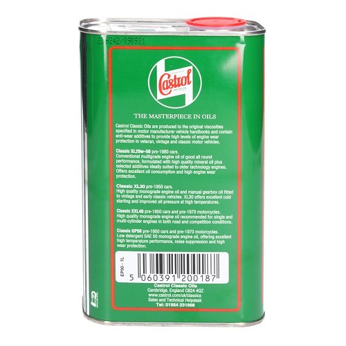  CASTROL Classic EP90 Gear Oil - mineral - 1 Liter - UD30634-1 