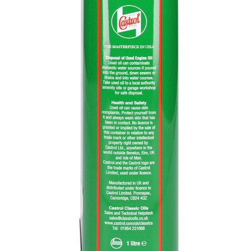  CASTROL Classic EP140 Differential Oil - mineral - 1 Liter - UD30636-2 