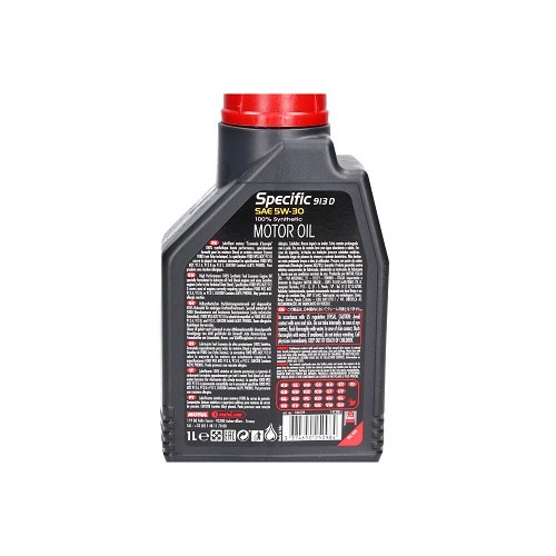  MOTUL Specific 913D 5W30 Motoröl - synthetisch - 1 Liter - UD30700-1 