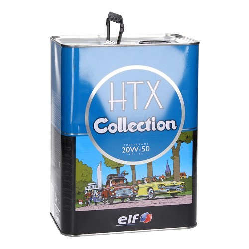  Huile moteur ELF Classic Cars HTX Collection 20W50 - minérale - 5 Litres - UD30802 