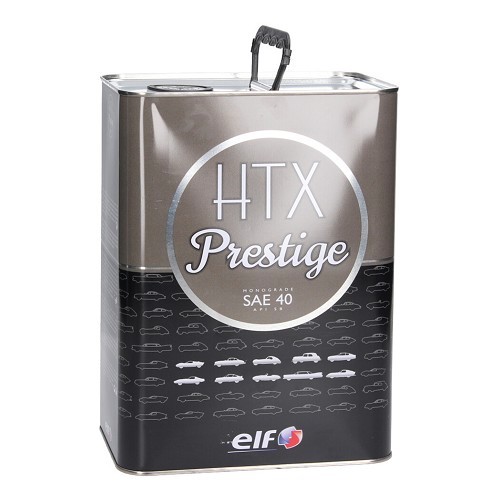  Engine Oil ELF Classic Cars HTX Prestige SAE 40 - mineral - 5 Liters - UD30804 