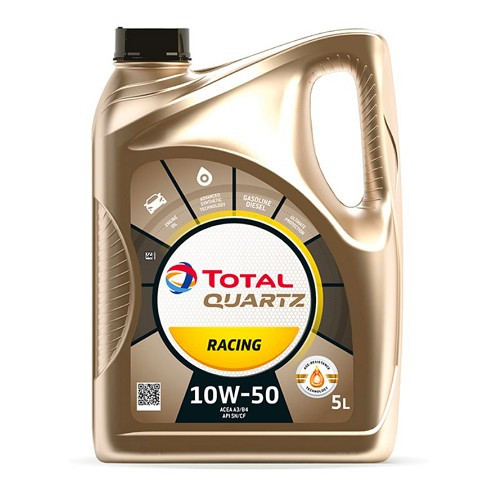  TotalEnergies Quartz Racing 10W50 engine oil - Technosynthesis - 5 Liters - UD30808 