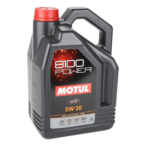     
                
                
    Huile moteur sport MOTUL 8100 POWER 5W30 - 100% synthèse - 5 Litres - UD31003
