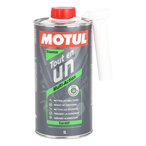     
                
                
    All-in-one MOTUL multi-action petrol for technical inspection - 1 Litre - UD31011
