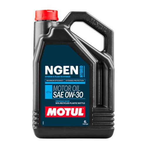     
                
                
    Motor oil MOTUL NGEN HYBRID 0W30 - synthetic - 4 Liters - UD31015
