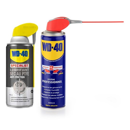     
                
                
    Práctico kit WD-40 Multifunción + lubricante seco WD-40 SPECIALIST PTFE - UD60006
