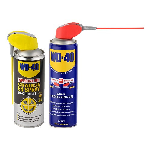     
                
                
    Practical WD-40 Multifunction + WD-40 SPECIALIST long-life grease kit  - UD60008
