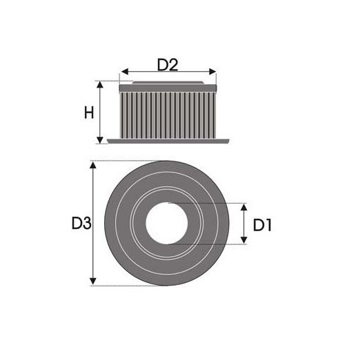     
                
                
    Filtro de aire GREEN para FORD TAUNUS 1,7L - UE00139
