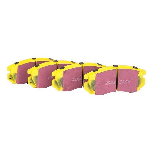     
                
                
    EBC Yellow Stuff sport front brake pads for Subaru Impreza - Legacy - Forester - UE00391
