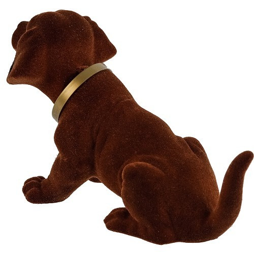  Cão "Teckel" com cabeça basculante -17 cm - UF00795-3 