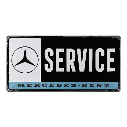     
                
                
    Plaque décorative métallique MERCEDES BENZ SERVICE - 25 x 50 cm - UF01334
