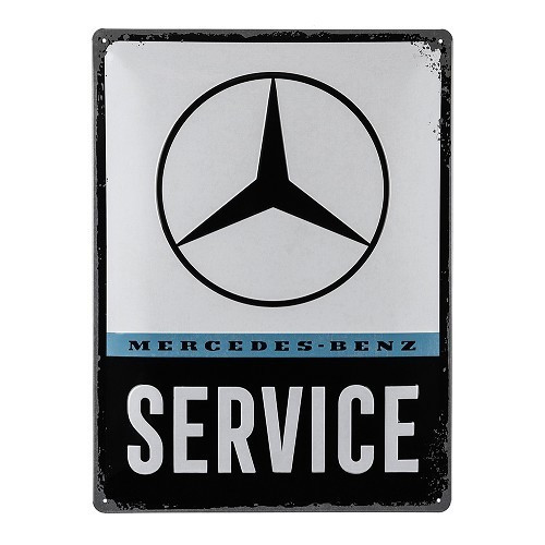     
                
                
    Plaque décorative métallique MERCEDES BENZ SERVICE - 30 x 40 cm - UF01335
