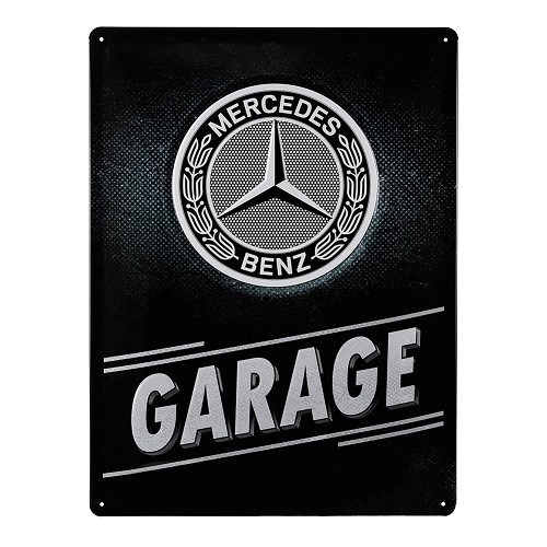  MERCEDES BENZ GARAGE decorative metallic plaque - 30 x 40 cm - UF01336 